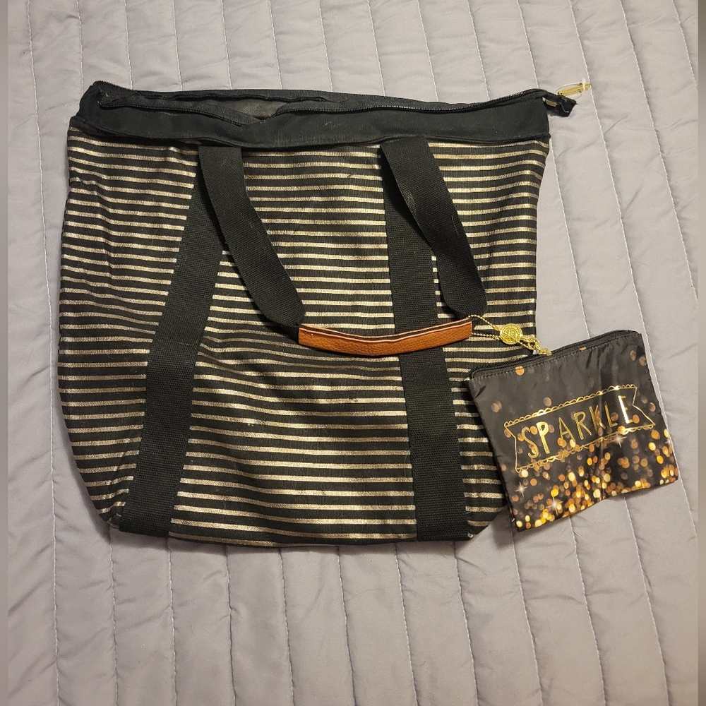 BATH and Body Tote bag with change purse